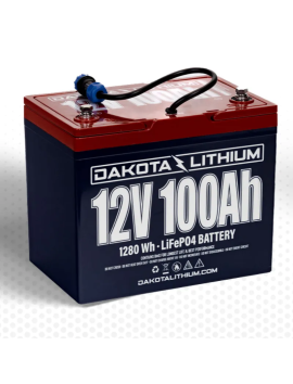 DAKOTA LITHIUM 12V 100AH DEEP CYCLE LIFEPO4 BATTERY WITH CAN BUS